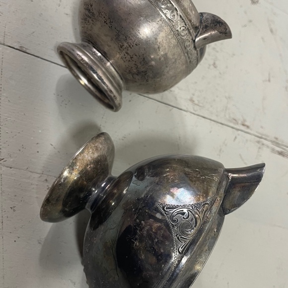 Two vintage creamers copper - Picture 2 of 7